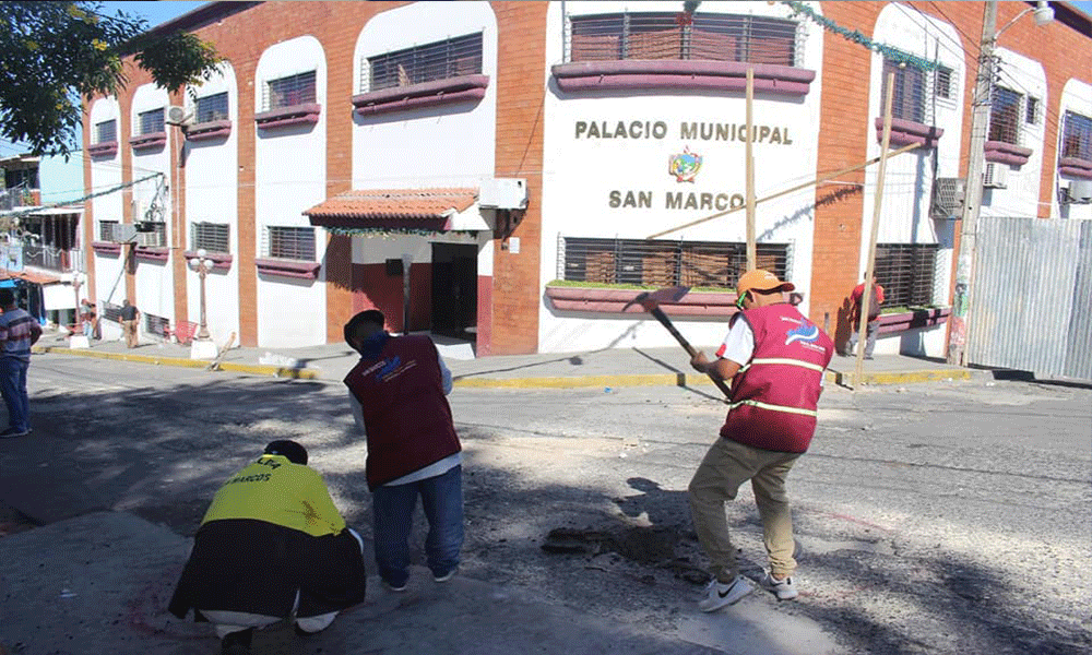 Remodelan Centro Histórico de San Marcos 