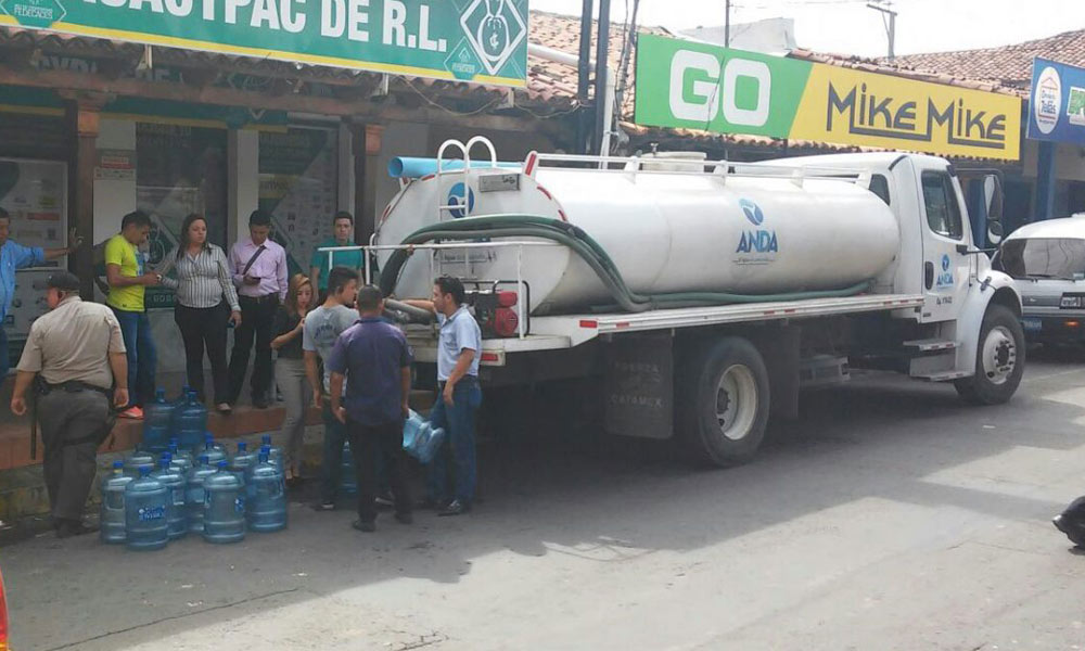 Servicio de agua en Chalatenango afectado por lluvias 
